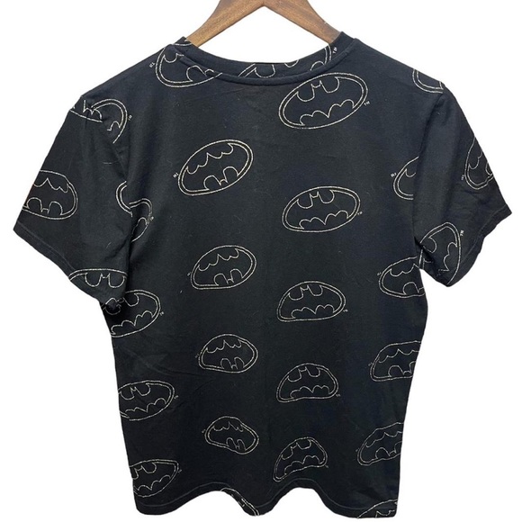Character Short Sleeve T-Shirt Print Batman Action Fly